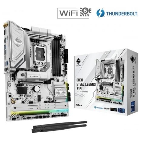 Asrock Motherboard B860 Steel Legend WiFi s1851 4DDR5 TB ATX
