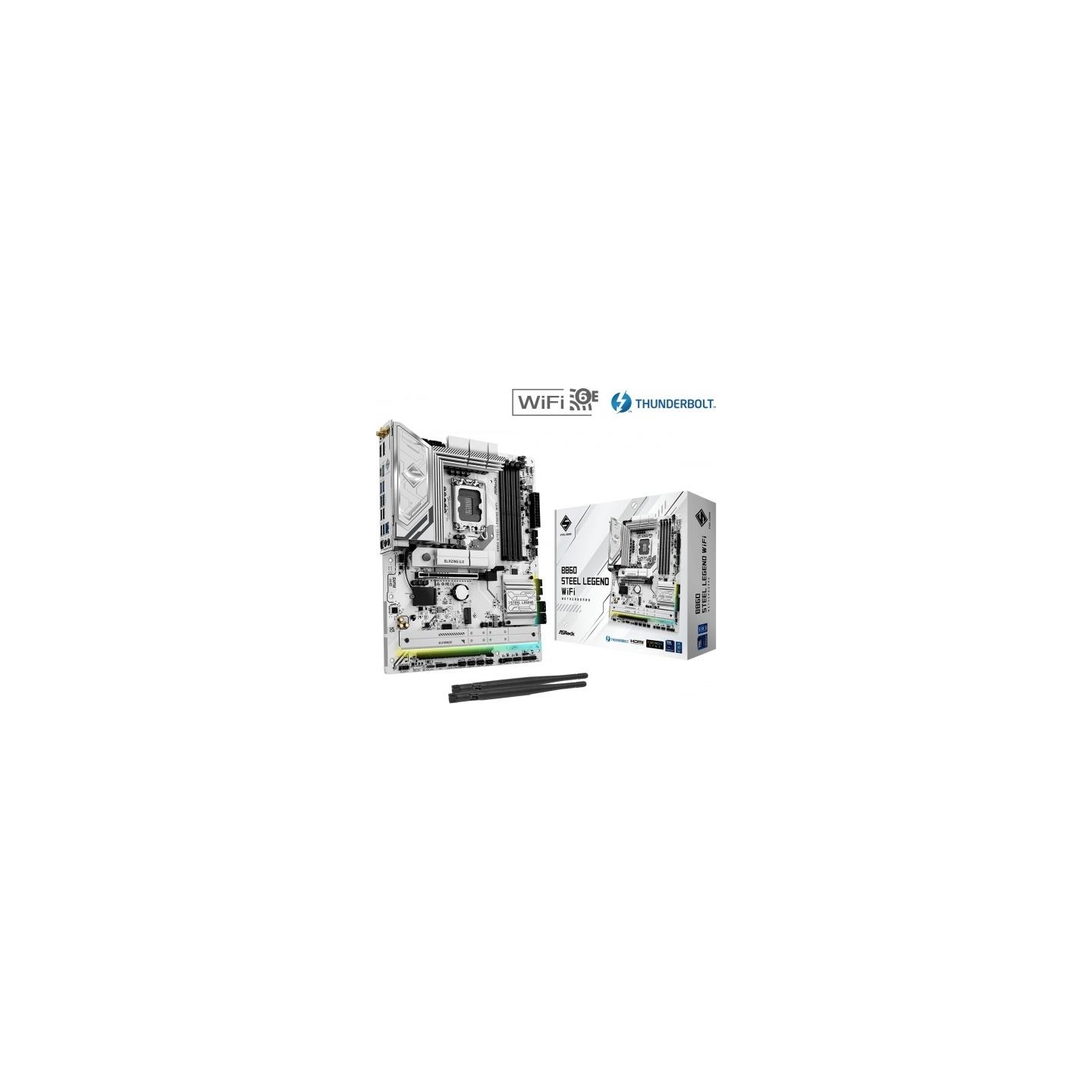 Asrock Motherboard B860 Steel Legend WiFi s1851 4DDR5 TB ATX