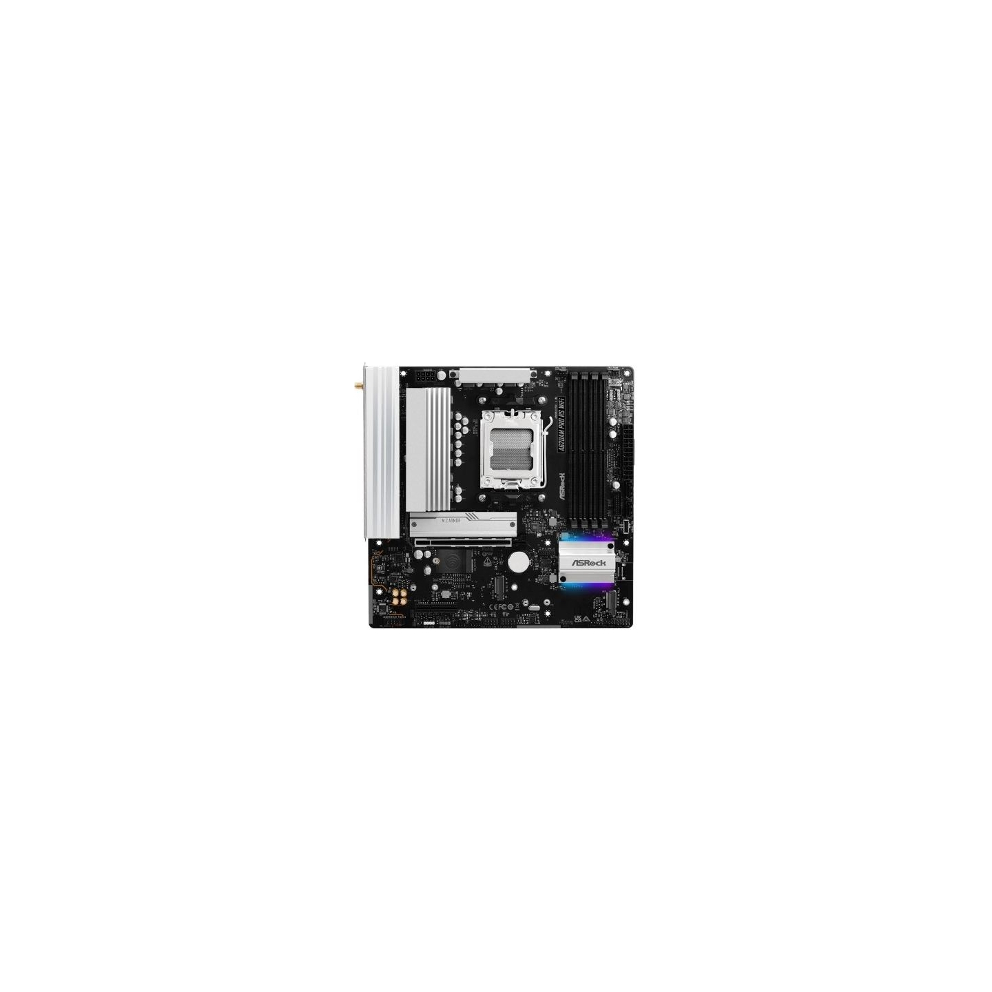 Asrock Motherboard A620AM PRO RS WIFI AM5 4DDR5 HDMI/DP M.2 mATX