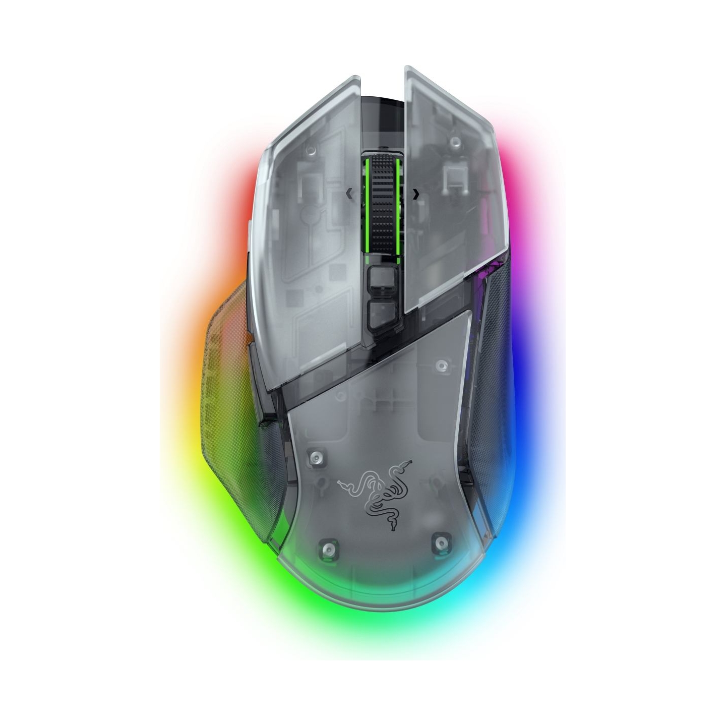 Razer Basilisk V3 Pro 35K Wireless Gaming Mouse RF Wireless+Bluetooth+USB-A 35000 DPI, Phantom White / RZ01-05240400-R3G1