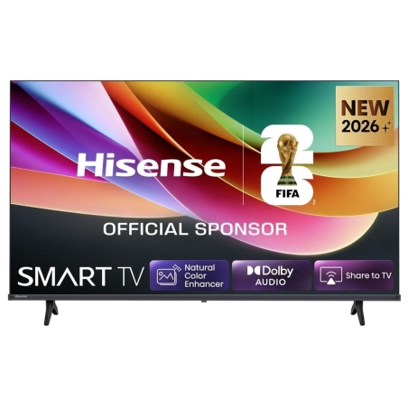Hisense TV | 32A4S | 32 | Smart TV | VIDAA Smart OS | HD | Black