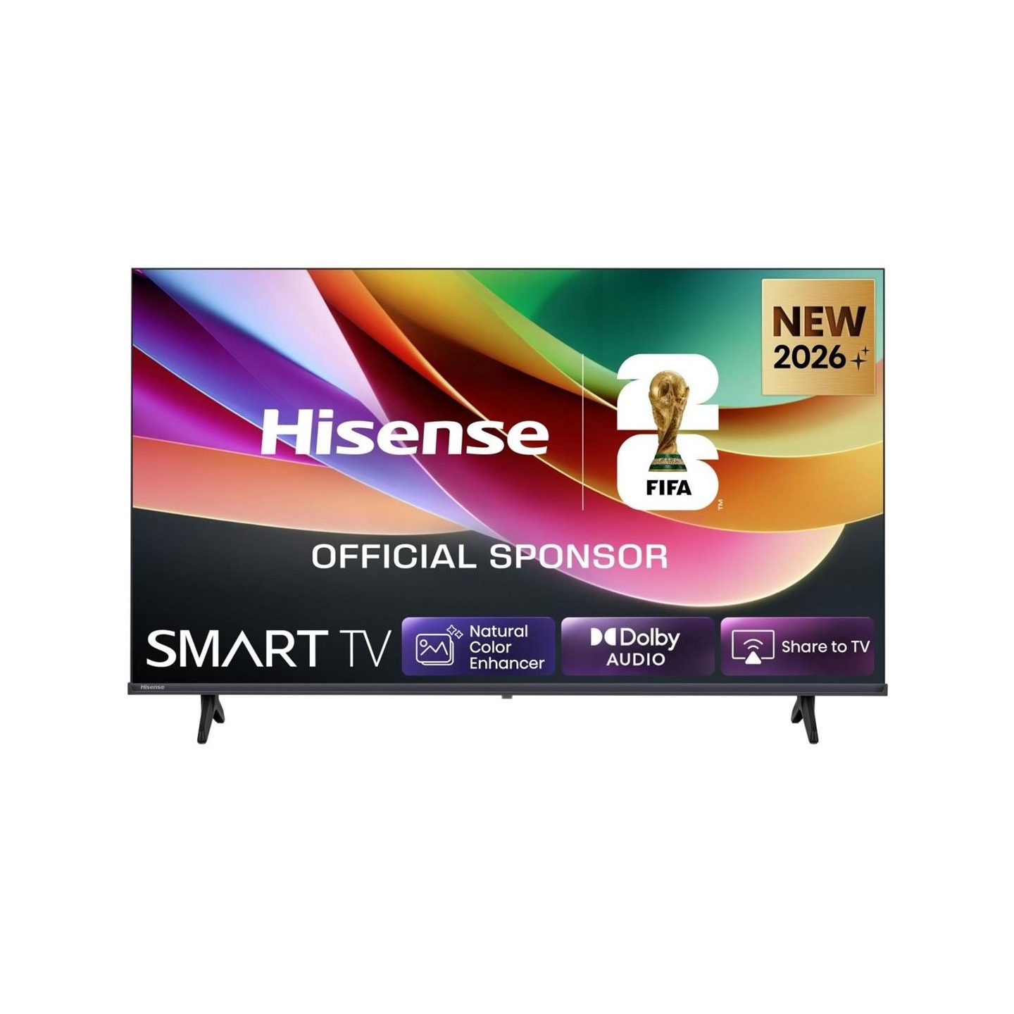 Hisense TV | 32A4S | 32 | Smart TV | VIDAA Smart OS | HD | Black