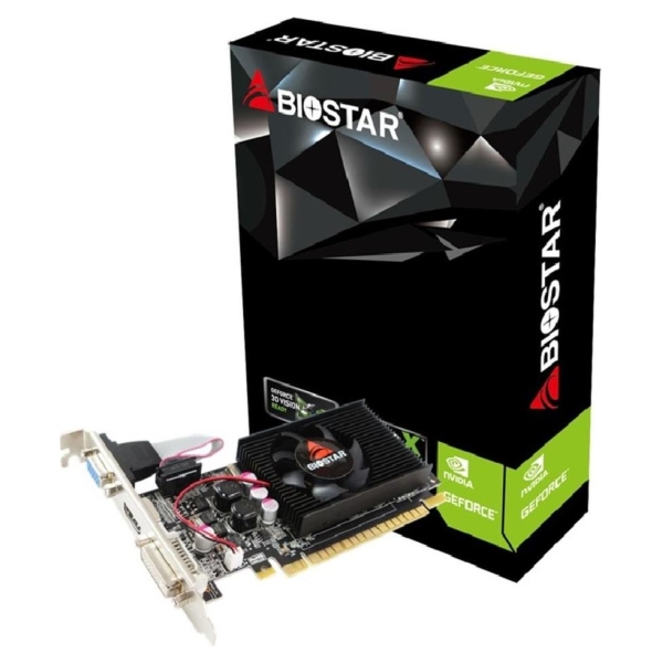 Biostar Graphics Card|BIOSTAR|NVIDIA|GeForce GT 610|700 MHz|2 GB|GDDR3|64 bit|PCI Express x16 2.0|Active|VN6103THX6
