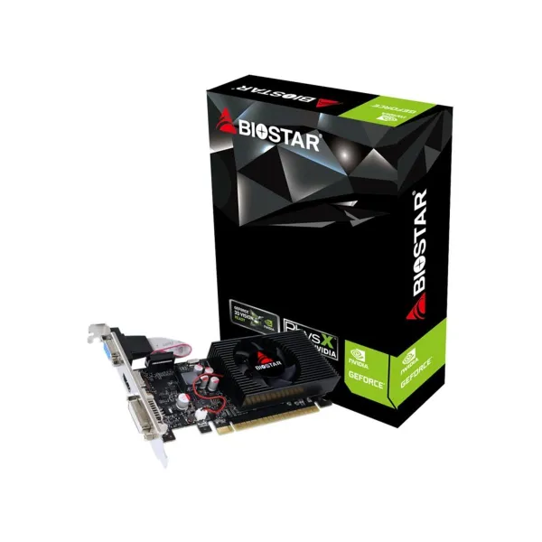 Biostar Graphics Card|BIOSTAR|NVIDIA|GeForce GT 730|700 MHz|2 GB|GDDR3|128 bit|PCI Express 2.0|Active|VN7313THX1
