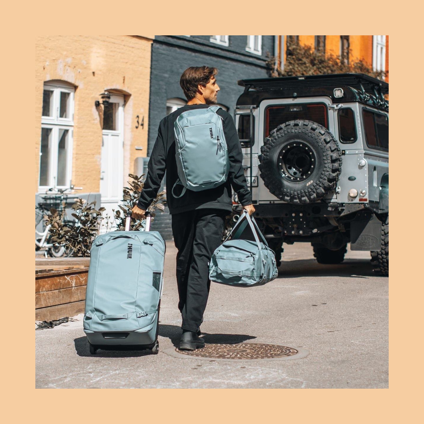 Thule | 70L Bag | Chasm | Duffel | Waterproof | Pond Gray