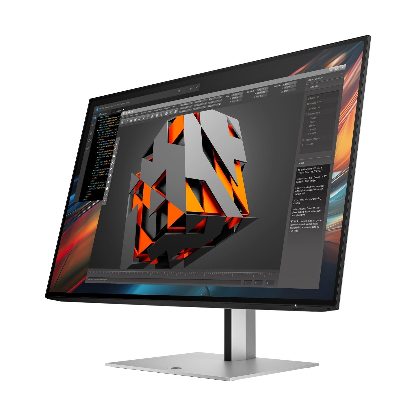 HP 724pu Series 7 Pro WUXGA Charging Monitor - 24" 1920x1200 WUXGA 350-nit 100Hz AG, IPS, USB-C(100W)/HDMI/DisplayPort Daisy-Cha