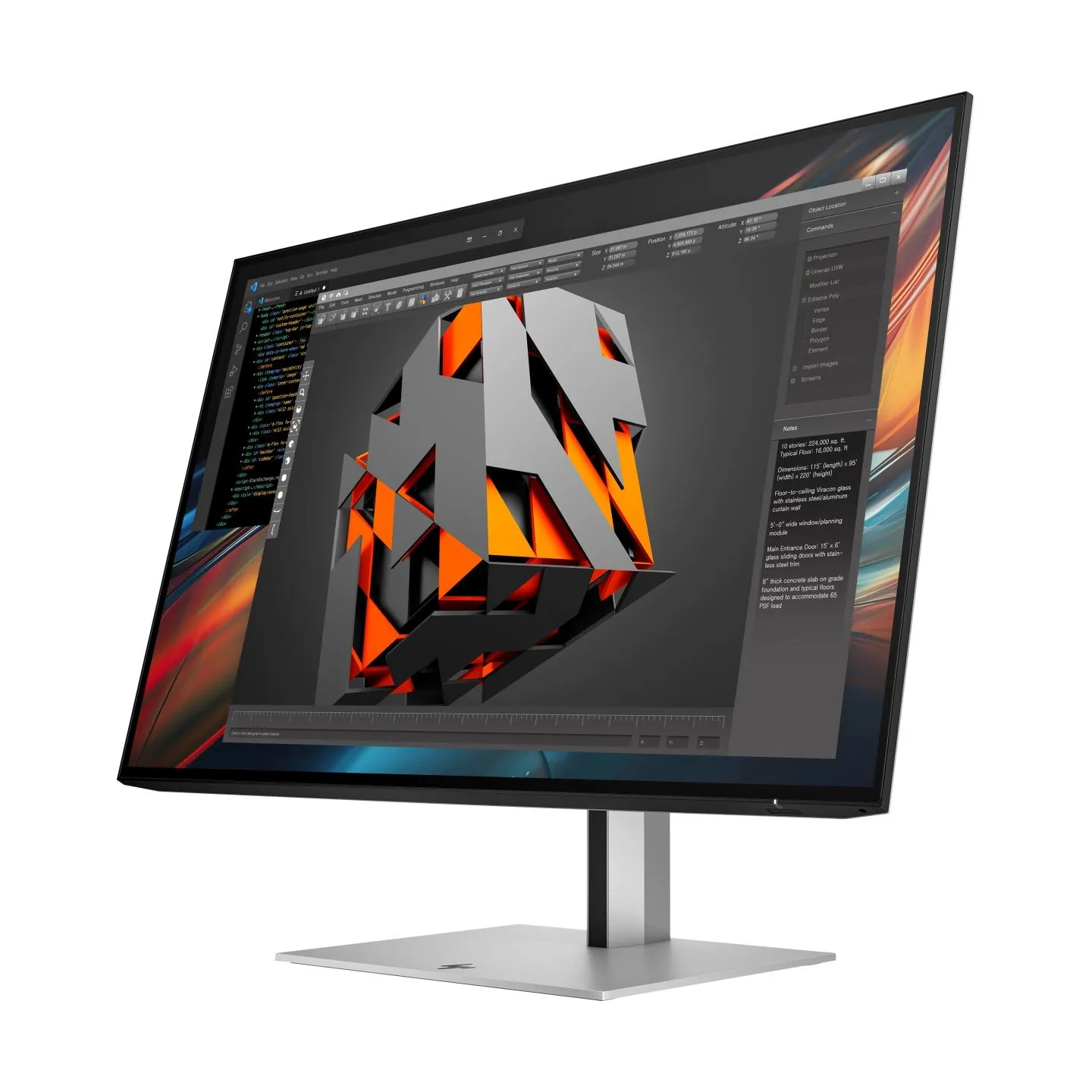 HP 724pu Series 7 Pro WUXGA Charging Monitor - 24" 1920x1200 WUXGA 350-nit 100Hz AG, IPS, USB-C(100W)/HDMI/DisplayPort Daisy-Cha