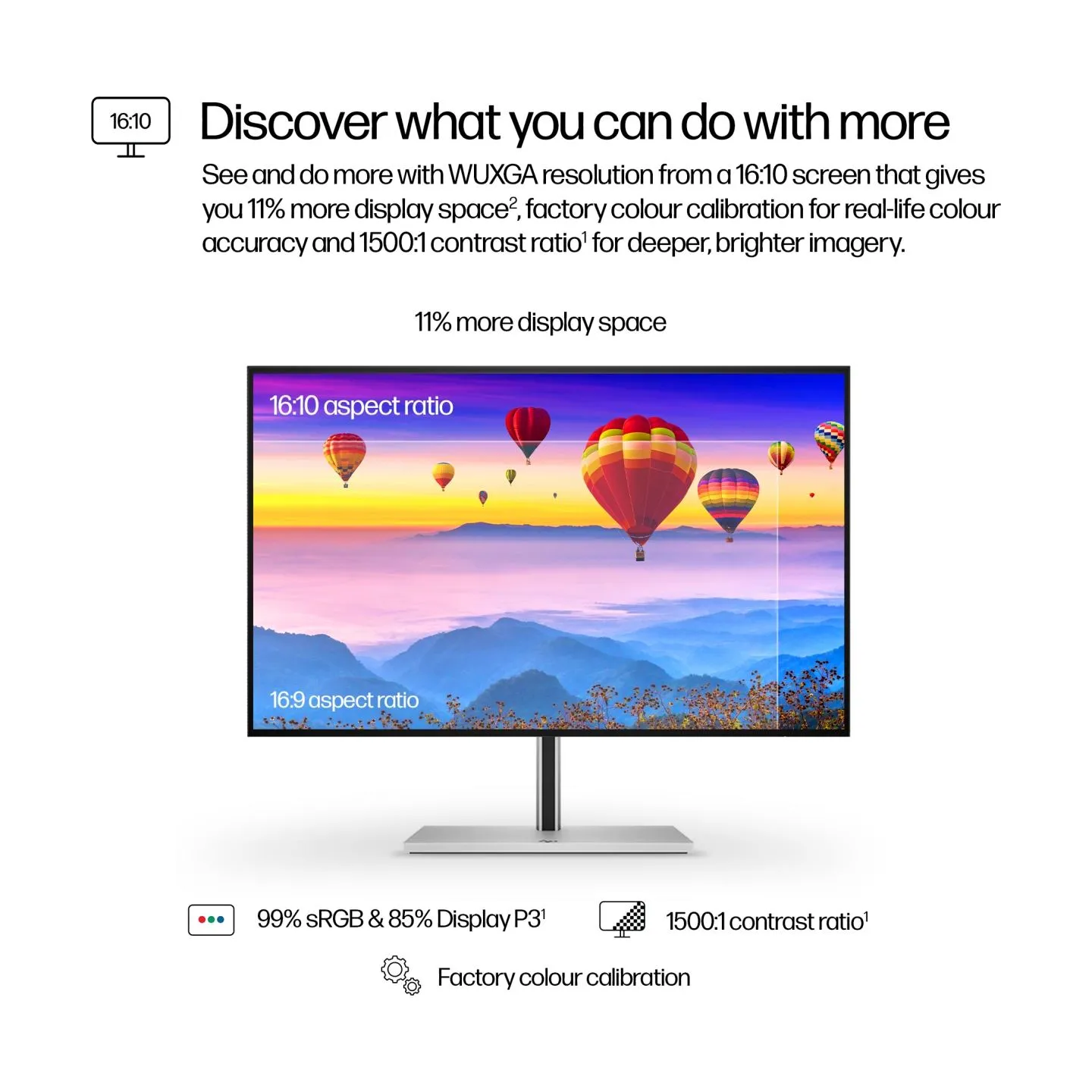 HP 724pu Series 7 Pro WUXGA Charging Monitor - 24" 1920x1200 WUXGA 350-nit 100Hz AG, IPS, USB-C(100W)/HDMI/DisplayPort Daisy-Cha