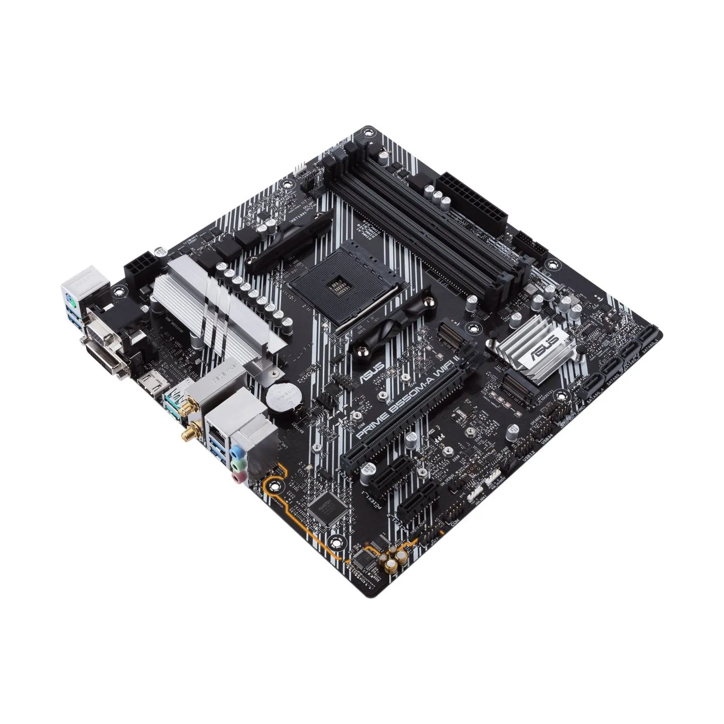 Asus | PRIME B550M-A WIFI II | Processor family AMD | Processor socket AM4 | DDR4 DIMM | Memory slots 4 | Supported hard disk dr