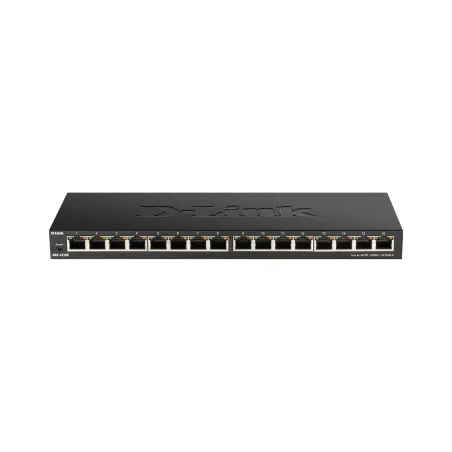 D-Link | 16-Port Gigabit Desktop Switch | DGS-1016S | Unmanaged | Desktop