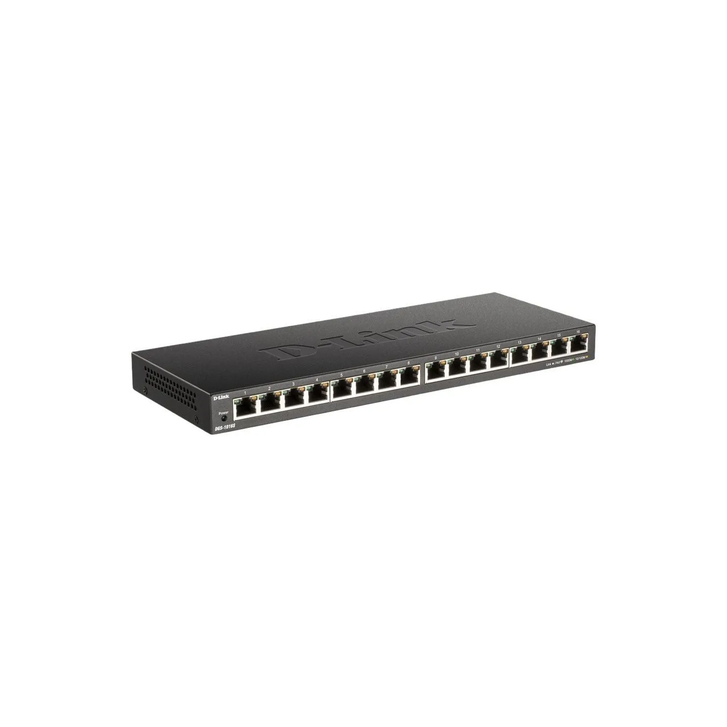 D-Link | 16-Port Gigabit Desktop Switch | DGS-1016S | Unmanaged | Desktop