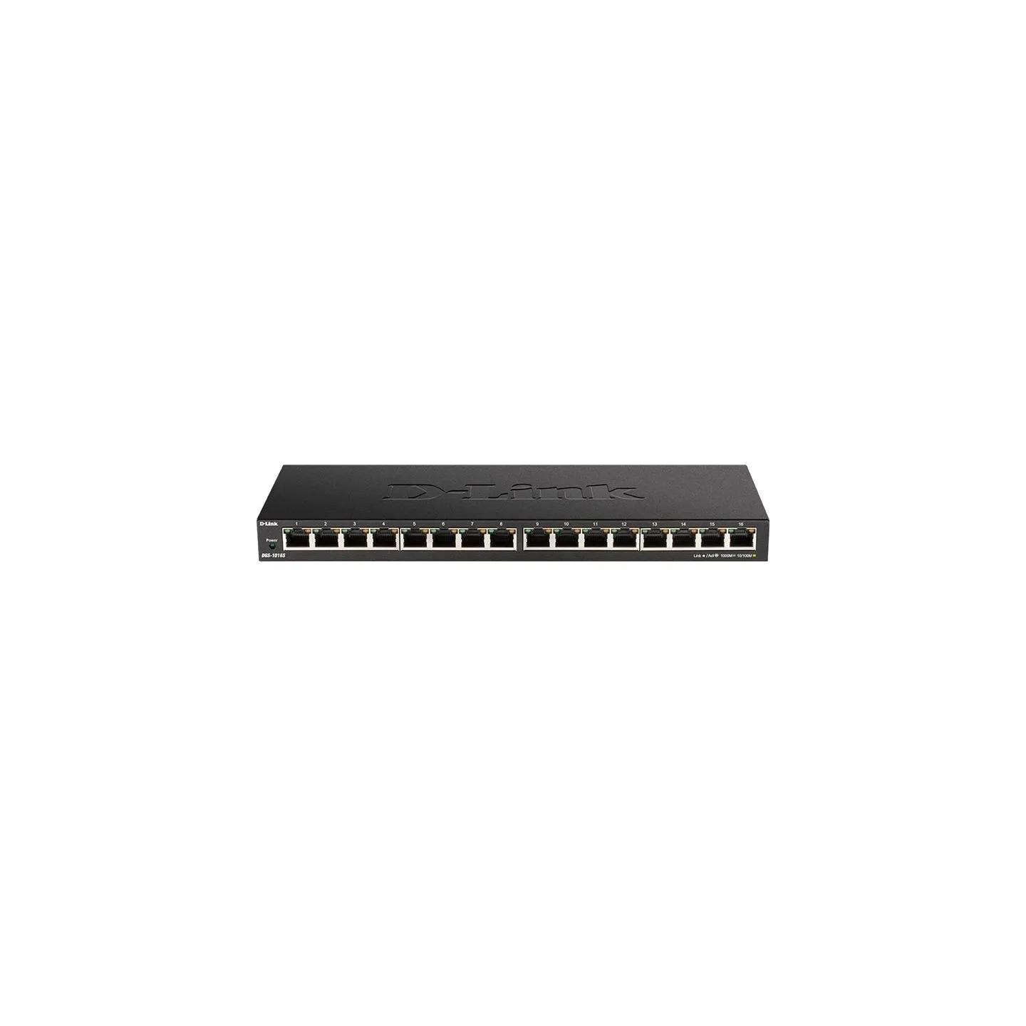 D-Link | 16-Port Gigabit Desktop Switch | DGS-1016S | Unmanaged | Desktop