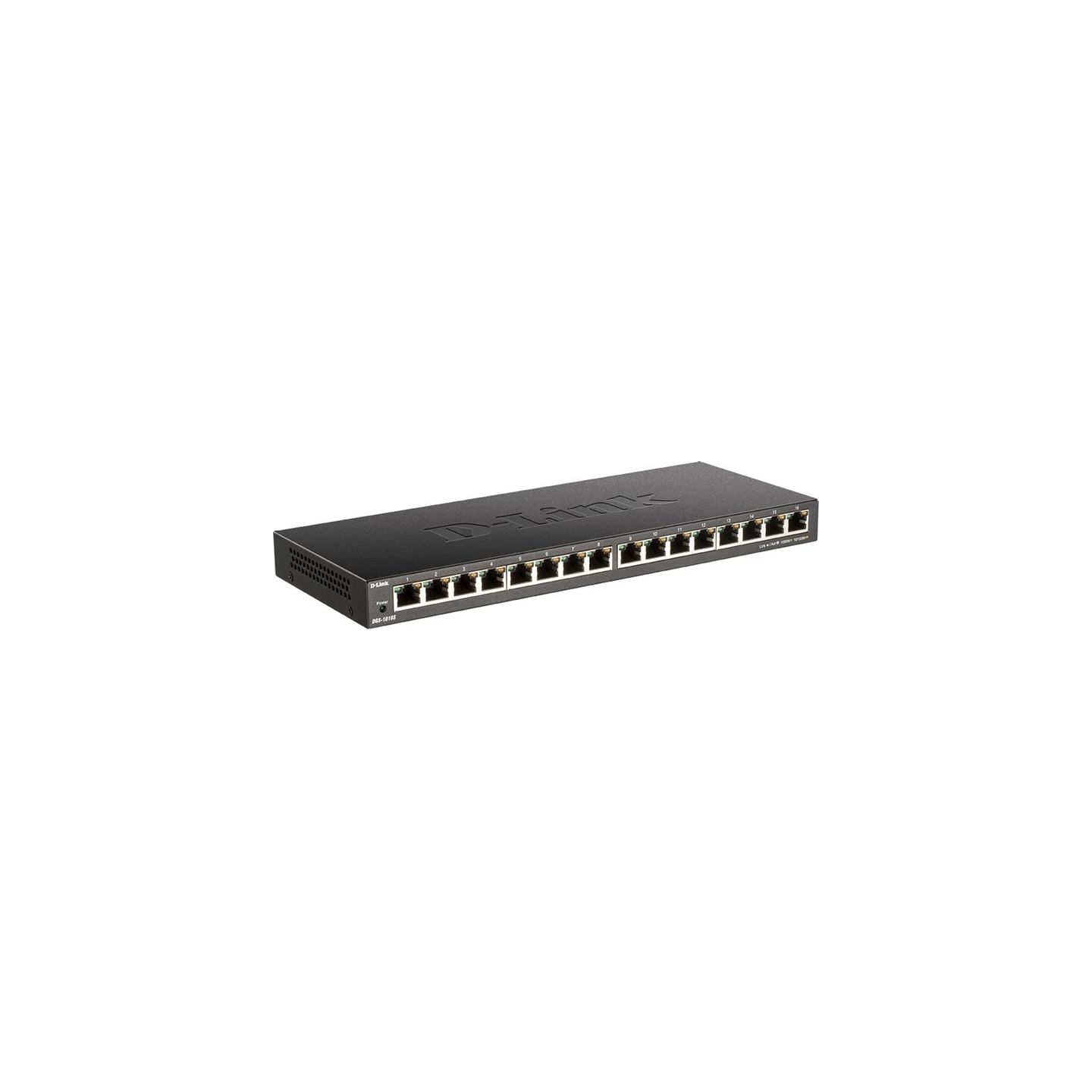 D-Link | 16-Port Gigabit Desktop Switch | DGS-1016S | Unmanaged | Desktop