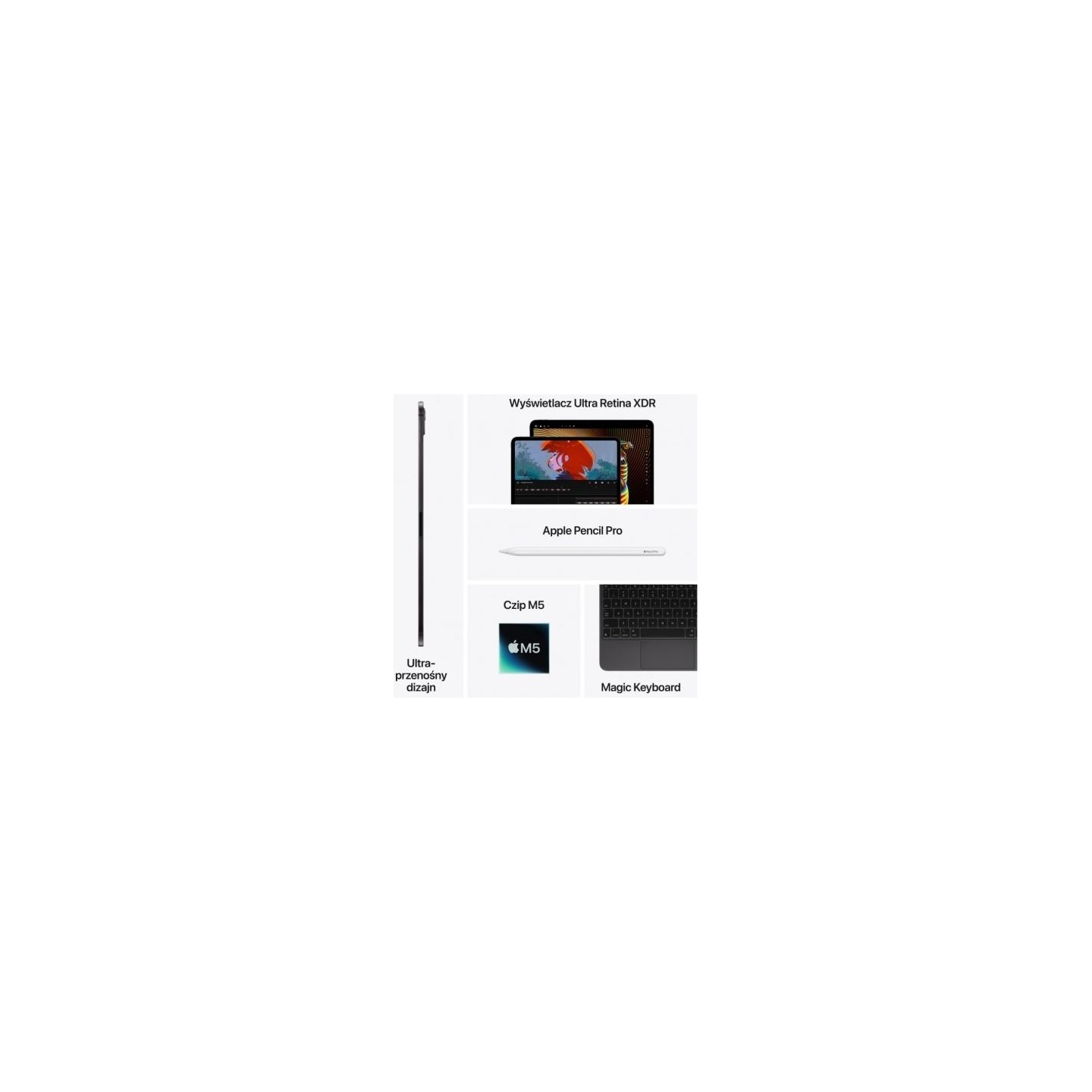 Apple iPad Pro 13 inches Wi-Fi 512 GB Standard glass - Silver