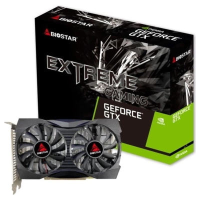 Biostar Graphics Card|BIOSTAR|NVIDIA GeForce GTX 1050|4 GB|GDDR5|128 bit|PCIE 4.0 16x|GPU 1354 MHz|Dual Slot Fansink|1xDVI-D|1xH