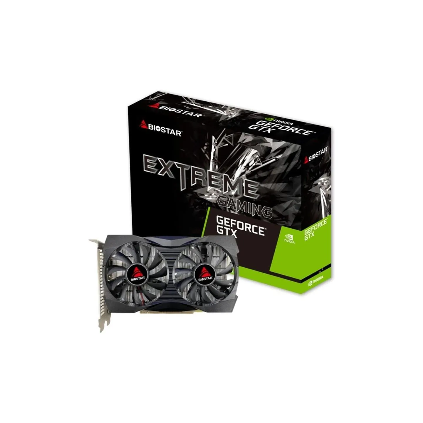 Biostar Graphics Card|BIOSTAR|NVIDIA GeForce GTX 1050|4 GB|GDDR5|128 bit|PCIE 4.0 16x|GPU 1354 MHz|Dual Slot Fansink|1xDVI-D|1xH