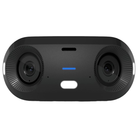 Ubiquiti UVC-G6-180-W Indoor/outdoor dual sensor 16MP 20 FPS PoE+ camera, with a Multi-TOPS AI Engine and panoramic 180 coverage