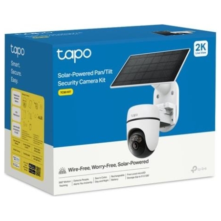 Tp-Link TC90 KIT Solar-Powered Pan/Tilt Security Camera Kit | TP-LINK