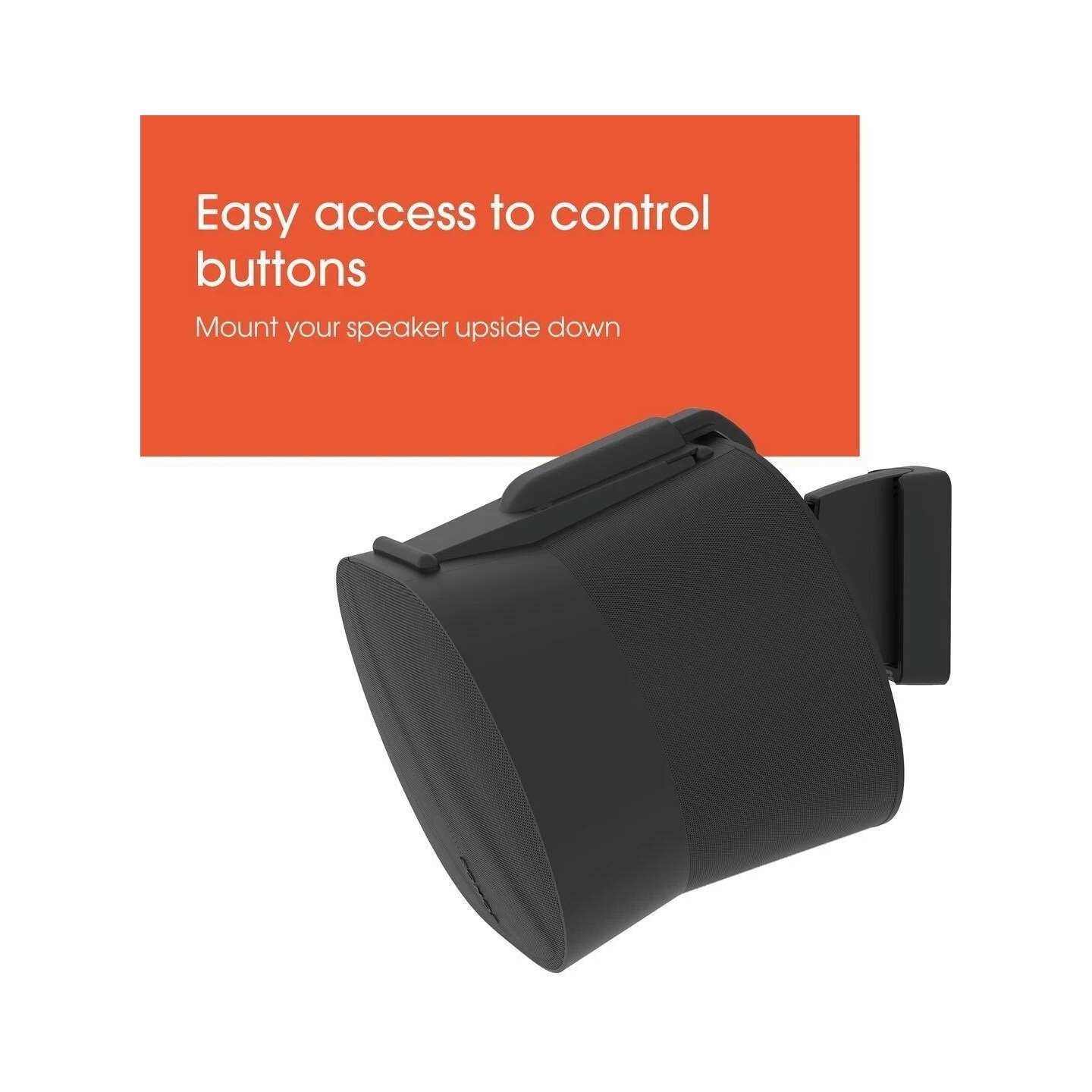Vogels Wall mount | Speaker Wall Mount for Sonos Era 300 | Tilt, rotate | Maximum weight (capacity) 7 kg | Black