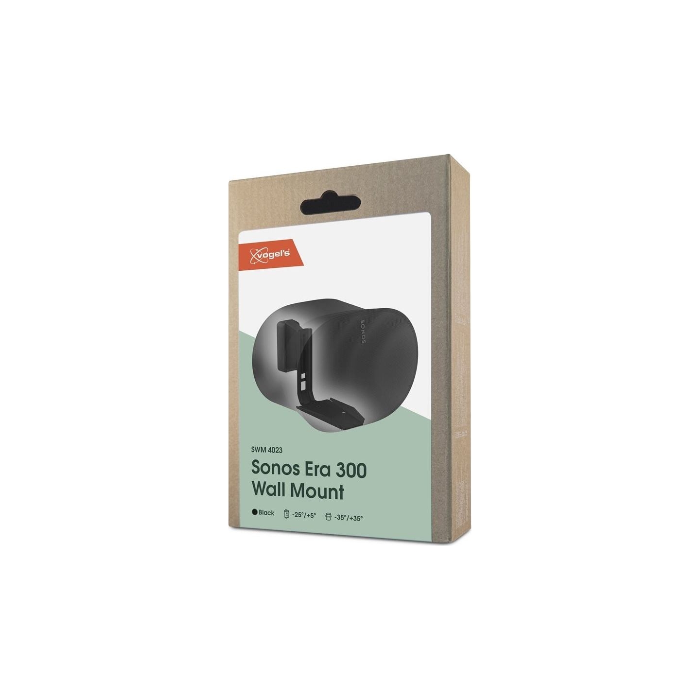 Vogels Wall mount | Speaker Wall Mount for Sonos Era 300 | Tilt, rotate | Maximum weight (capacity) 7 kg | Black
