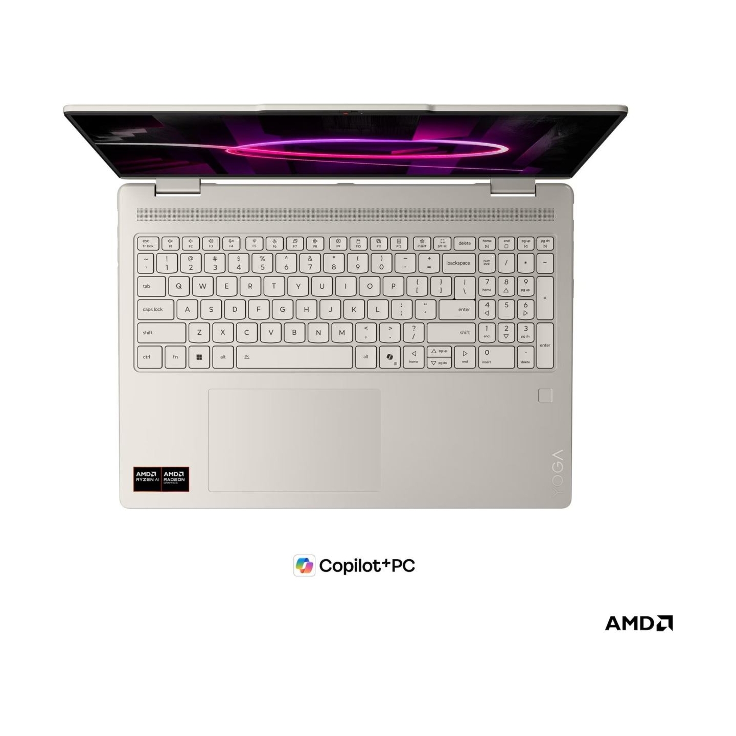 Lenovo YOGA 7 2IN1 RYZEN AI 5 435/16" WUXGA (1920X1200) OLED 300NITS GLOSSY / ANTI-FINGERPRINT, 100% DCI-P3, 100% SRGB, 60HZ, DO