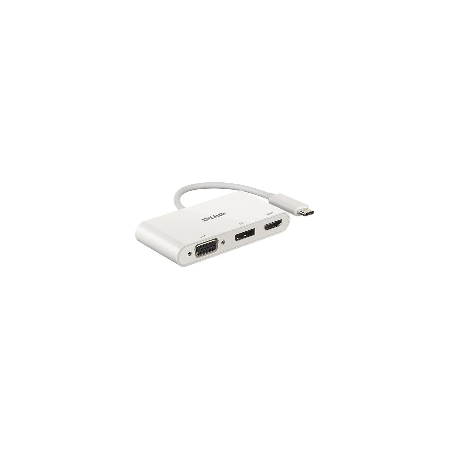D-Link | 3-in-1 USB-C to HDMI/VGA/DisplayPort Adapter | DUB-V310 | USB hub | USB Type-C