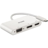 D-Link | 3-in-1 USB-C to HDMI/VGA/DisplayPort Adapter | DUB-V310 | USB hub | USB Type-C