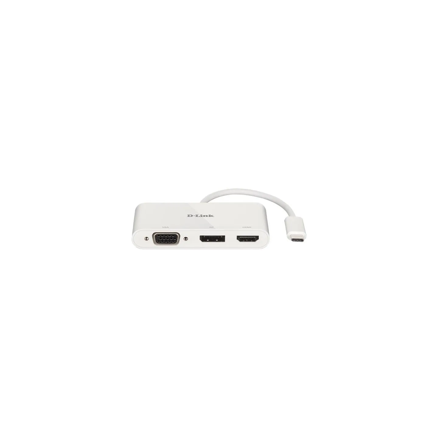 D-Link | 3-in-1 USB-C to HDMI/VGA/DisplayPort Adapter | DUB-V310 | USB hub | USB Type-C