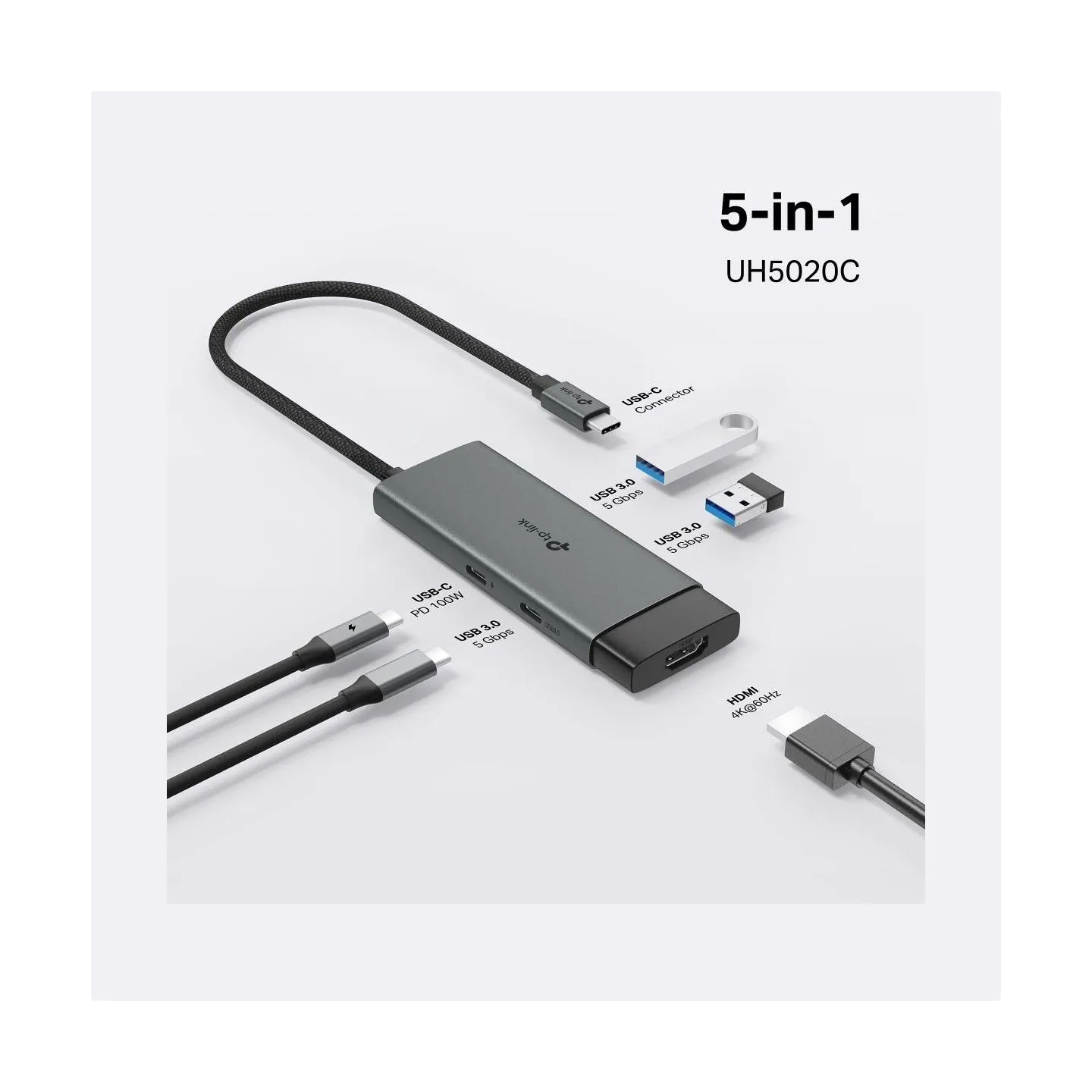 Tp-Link I/O HUB USB-C 5PORT/UH5020C TP-LINK