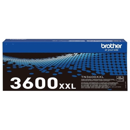 Brother TN-3600XXL Genuine Super High Yield Toner Cartridge, Black | Brother Toner cartridge | Black