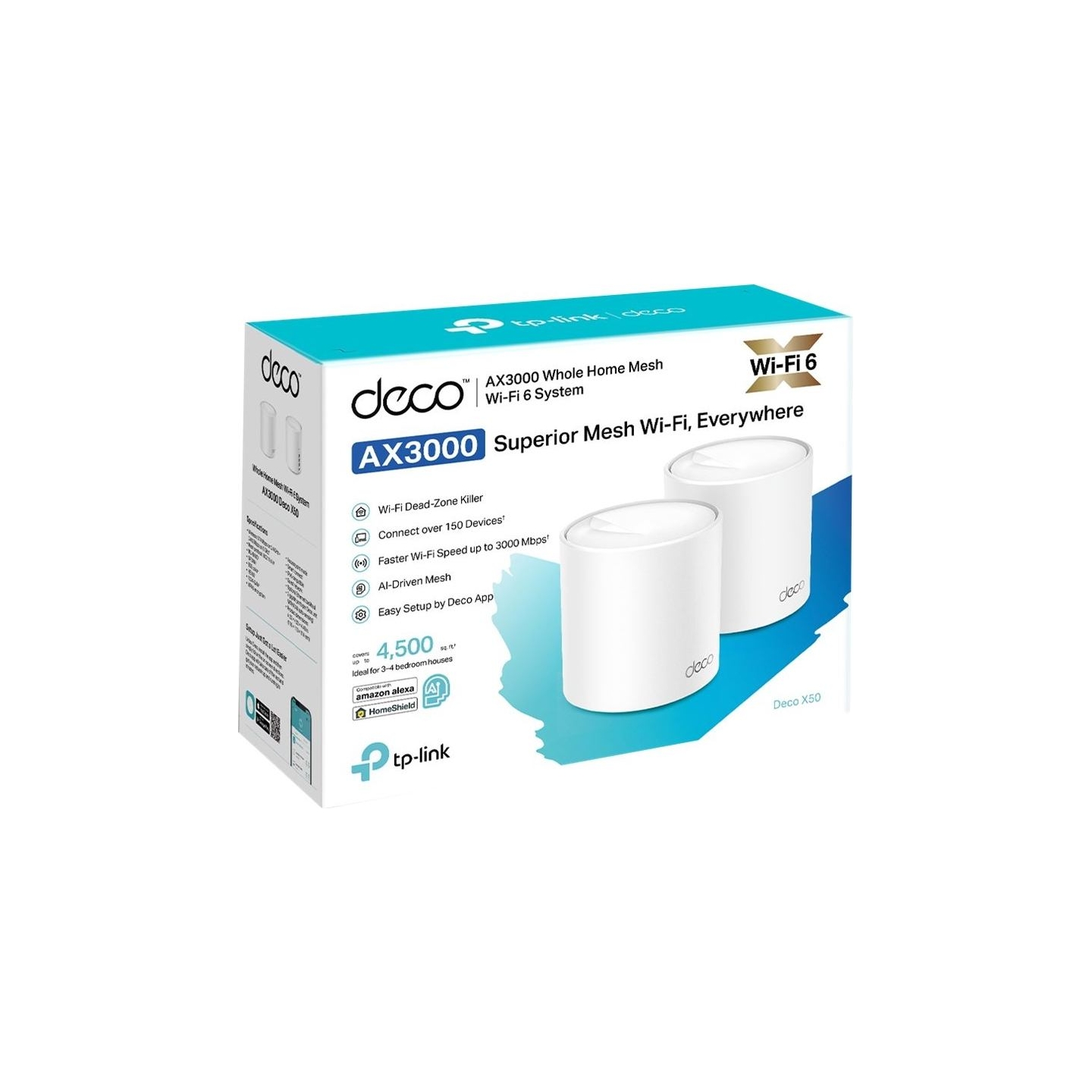 Tp-Link Wi-Fi system Deco X50 (2-pack) AX3000