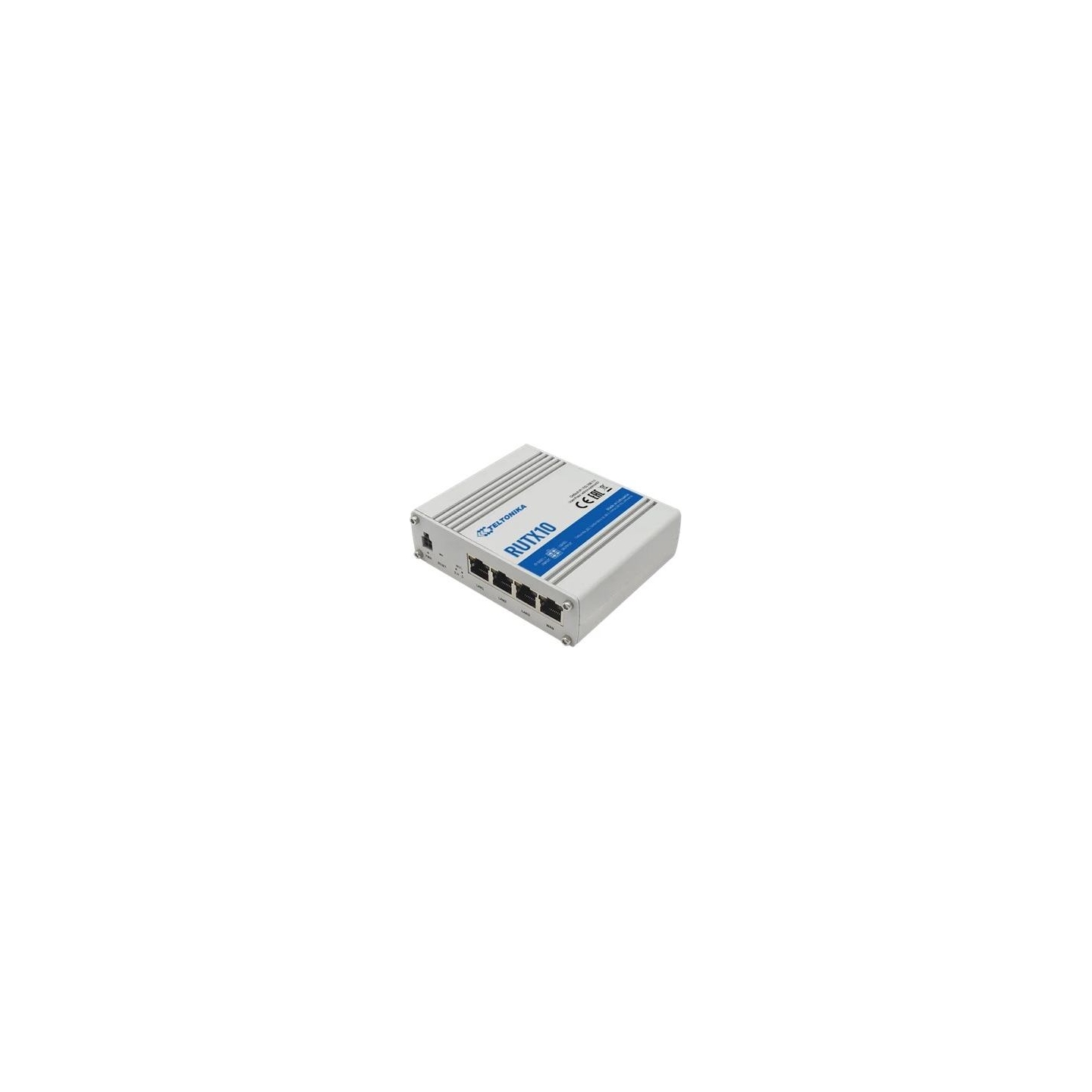 Teltonika | Industrial Router | RUTX10 | 802.11ac | 867 Mbit/s | 10/100/1000 Mbit/s | Ethernet LAN (RJ-45) ports 4 | Mesh Suppor