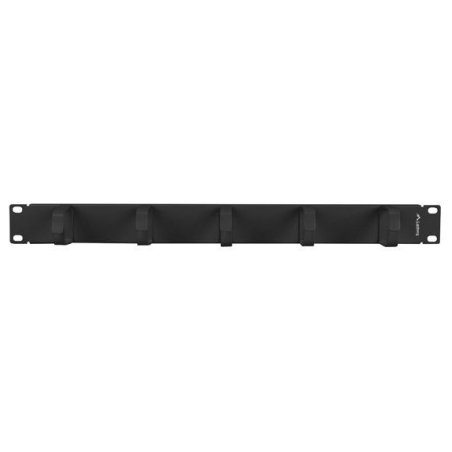 Lanberg 19" Cable Management 5 Rings, Type B, 1U | AK-1701-B | Black