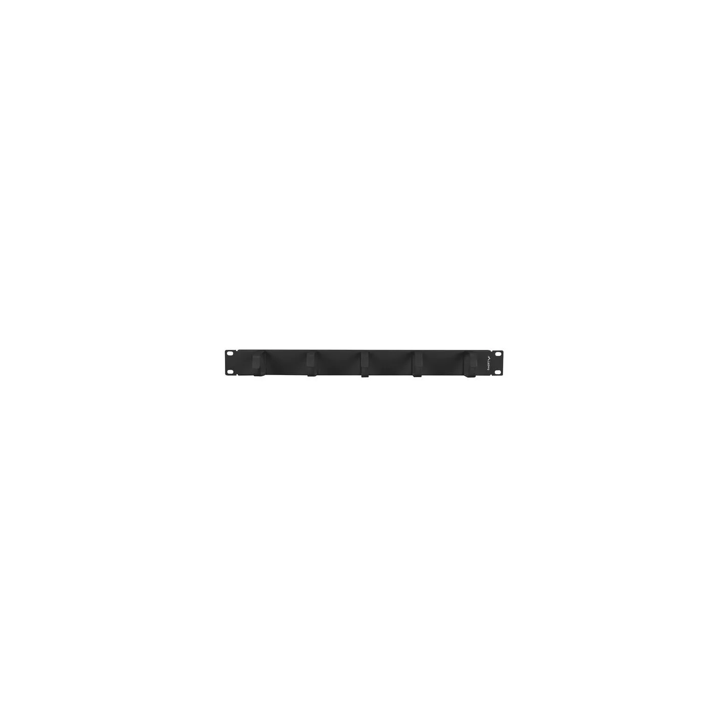 Lanberg 19" Cable Management 5 Rings, Type B, 1U | AK-1701-B | Black
