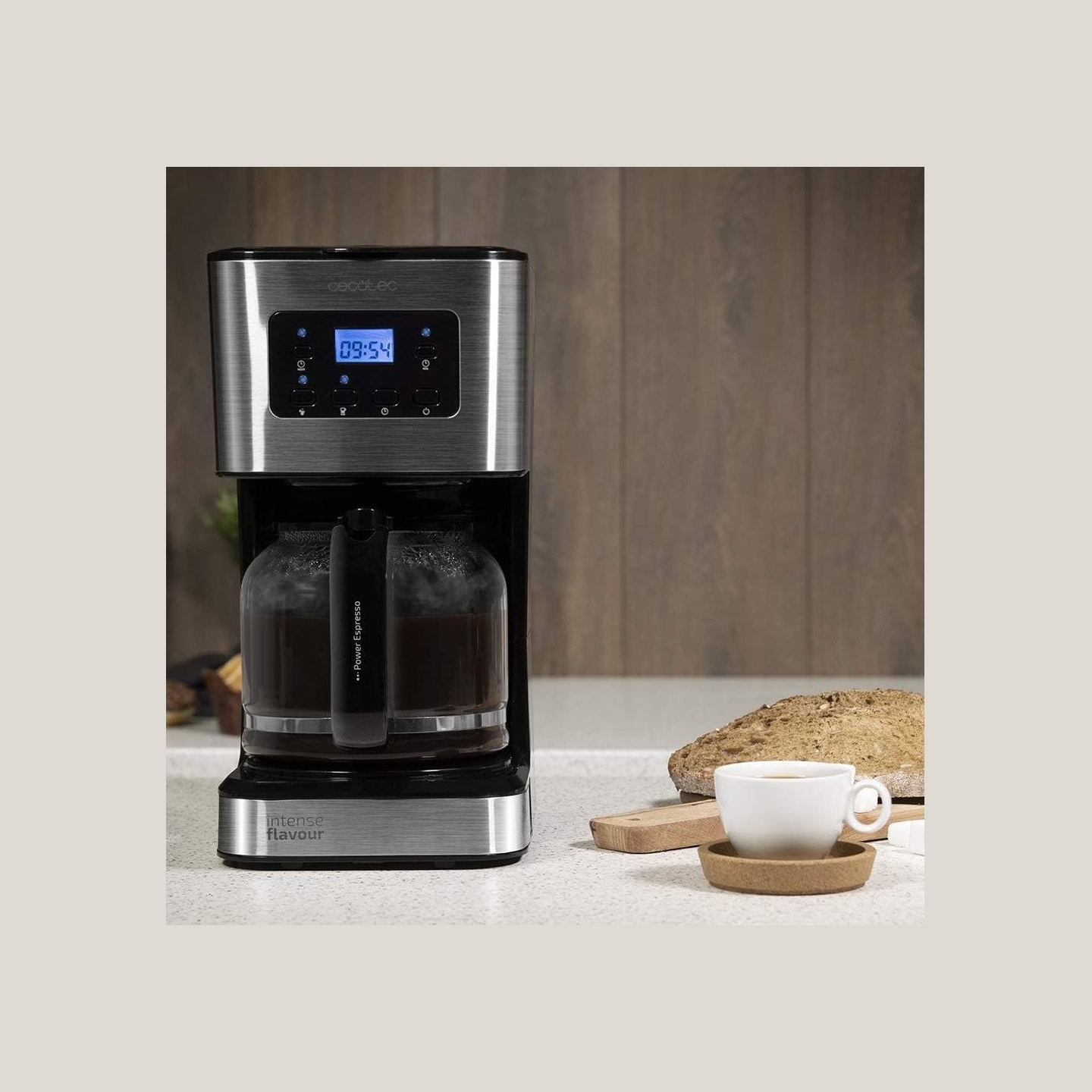 Cecotec Programmable Coffee Maker | Coffee 66 Smart | Drip | 950 W