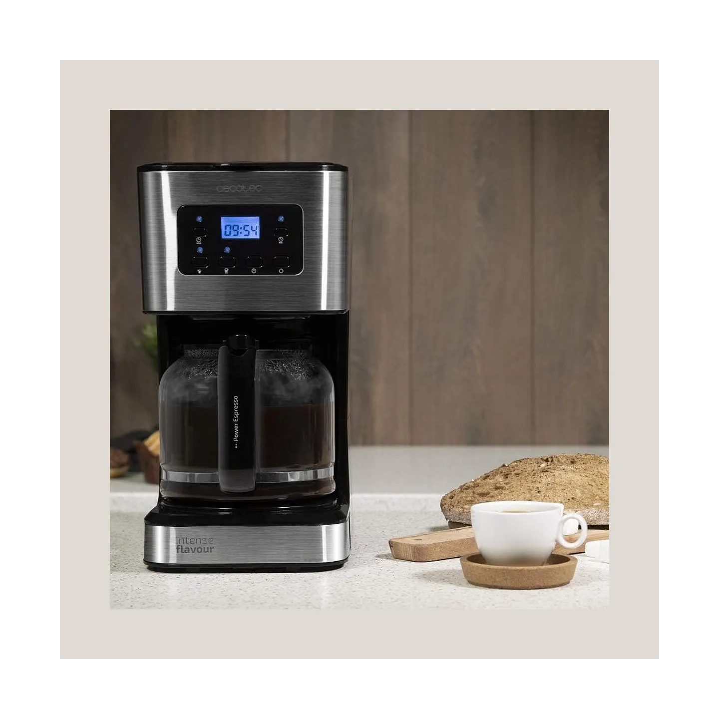 Cecotec Programmable Coffee Maker | Coffee 66 Smart | Drip | 950 W