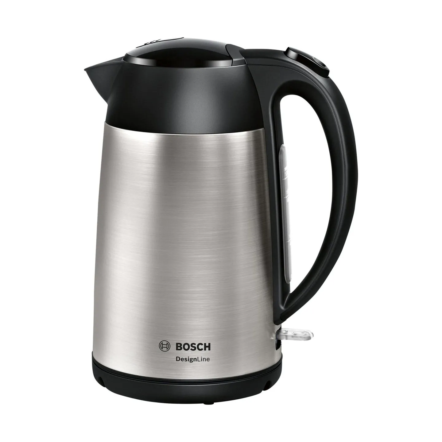 Bosch | Kettle | DesignLine TWK3P420 | Electric | 2400 W | 1.7 L | Stainless steel | 360° rotational base | Black/Stainless Stee