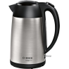 Bosch | Kettle | DesignLine TWK3P420 | Electric | 2400 W | 1.7 L | Stainless steel | 360° rotational base | Black/Stainless Stee
