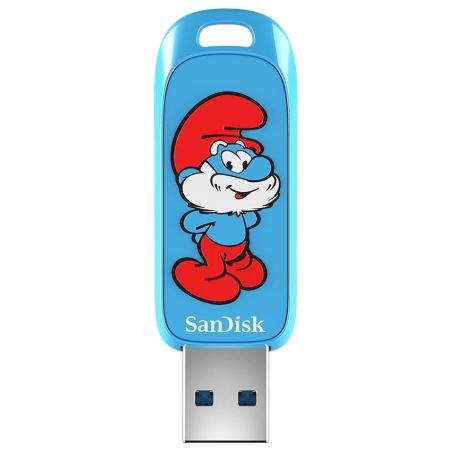 Sandisk USB 3.2,Ingot Type-A,130MB/s,Papa Smurf Edition,4x6 Blister,Global