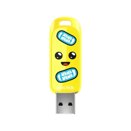 Sandisk USB 3.2,Ingot Type-A,130MB/s,Fortnite Peely Edition,4x6 Box with Windowr,Global