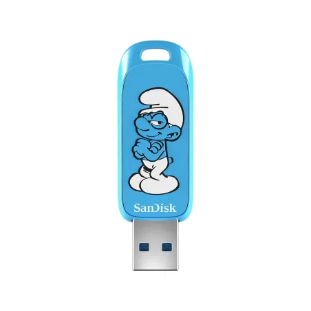 Sandisk USB 3.2,Ingot Type-A,130MB/s,Brainy Smurf Edition,4x6 Blister,Global