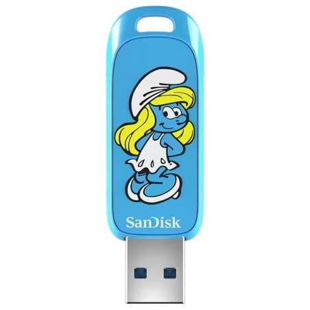 Sandisk USB 3.2,Ingot Type-A,130MB/s,Smurfette Edition,4x6 Blister,Global
