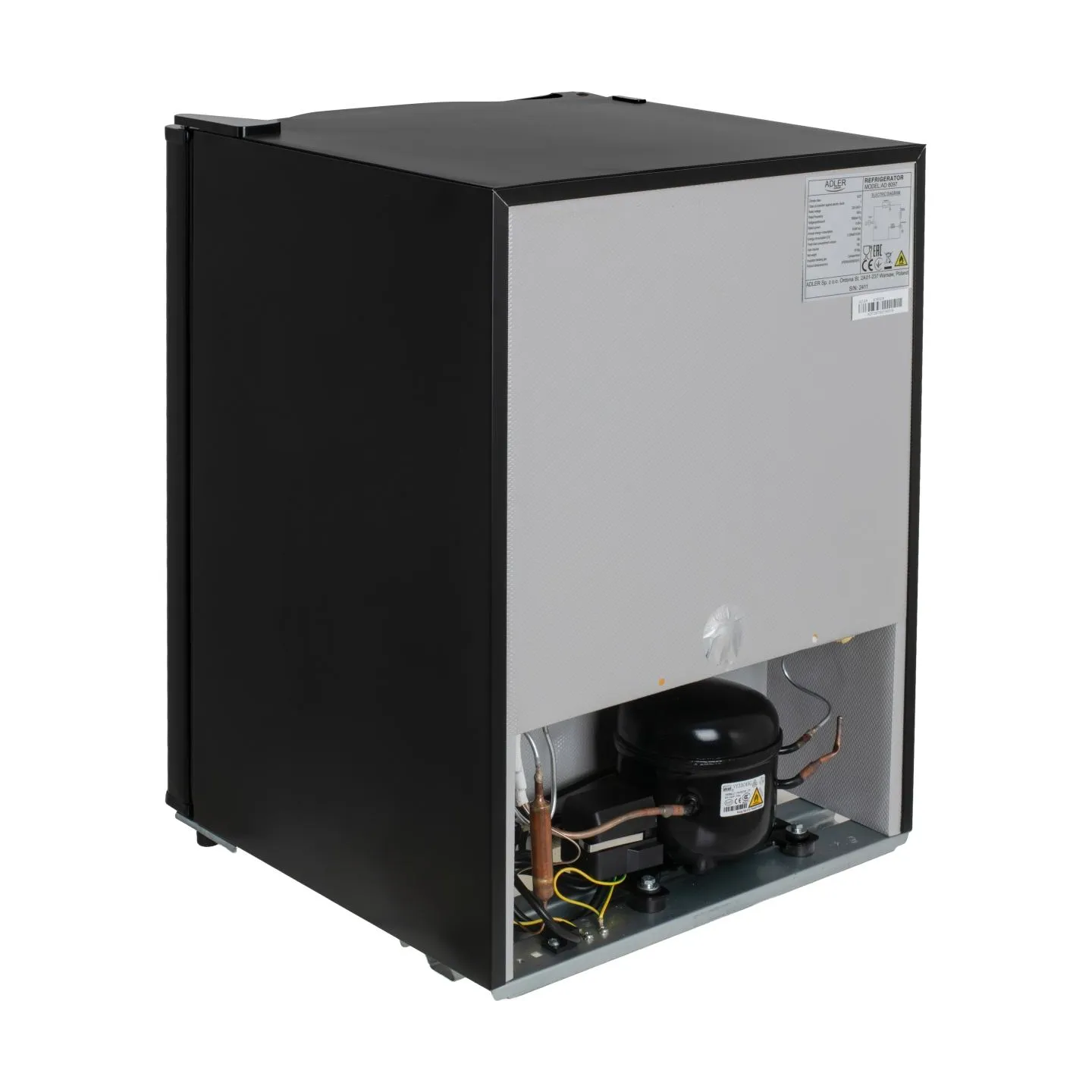 Adler Refrigerator | AD 8097 | Energy efficiency class E | Free standing | Larder | Height 63.2 cm | Fridge net capacity 58 L | 