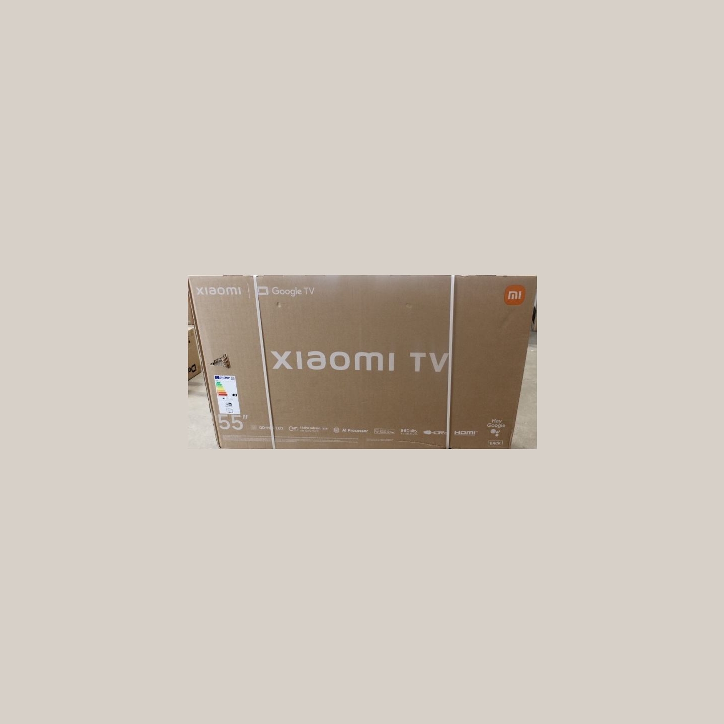 Xiaomi TV S Pro Mini LED 55 2026 4K UHD (3840 x 2160) |  Xiaomi TV | S Pro 2026 | 55 | Smart TV | Google TV | Grey | DAMAGED PAC