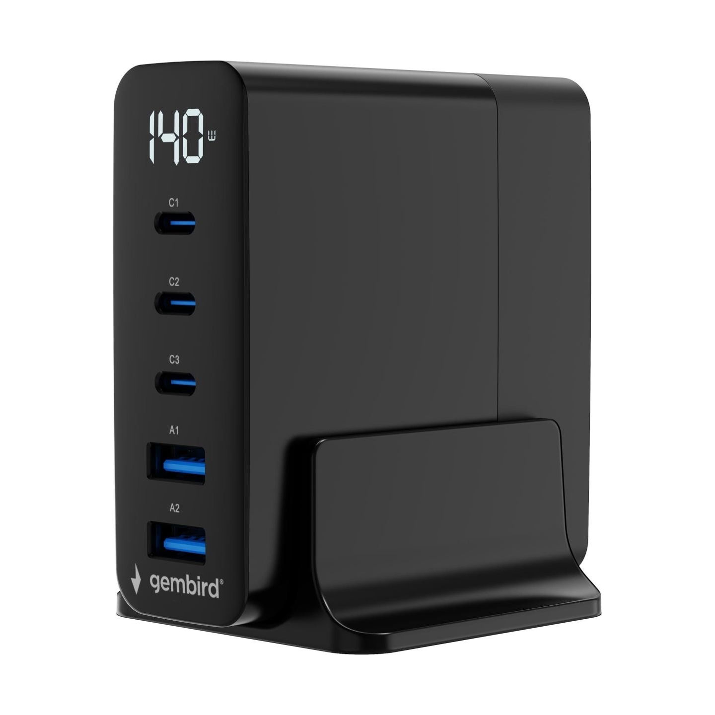 Gembird 5-port 140 W GaN USB fast charg