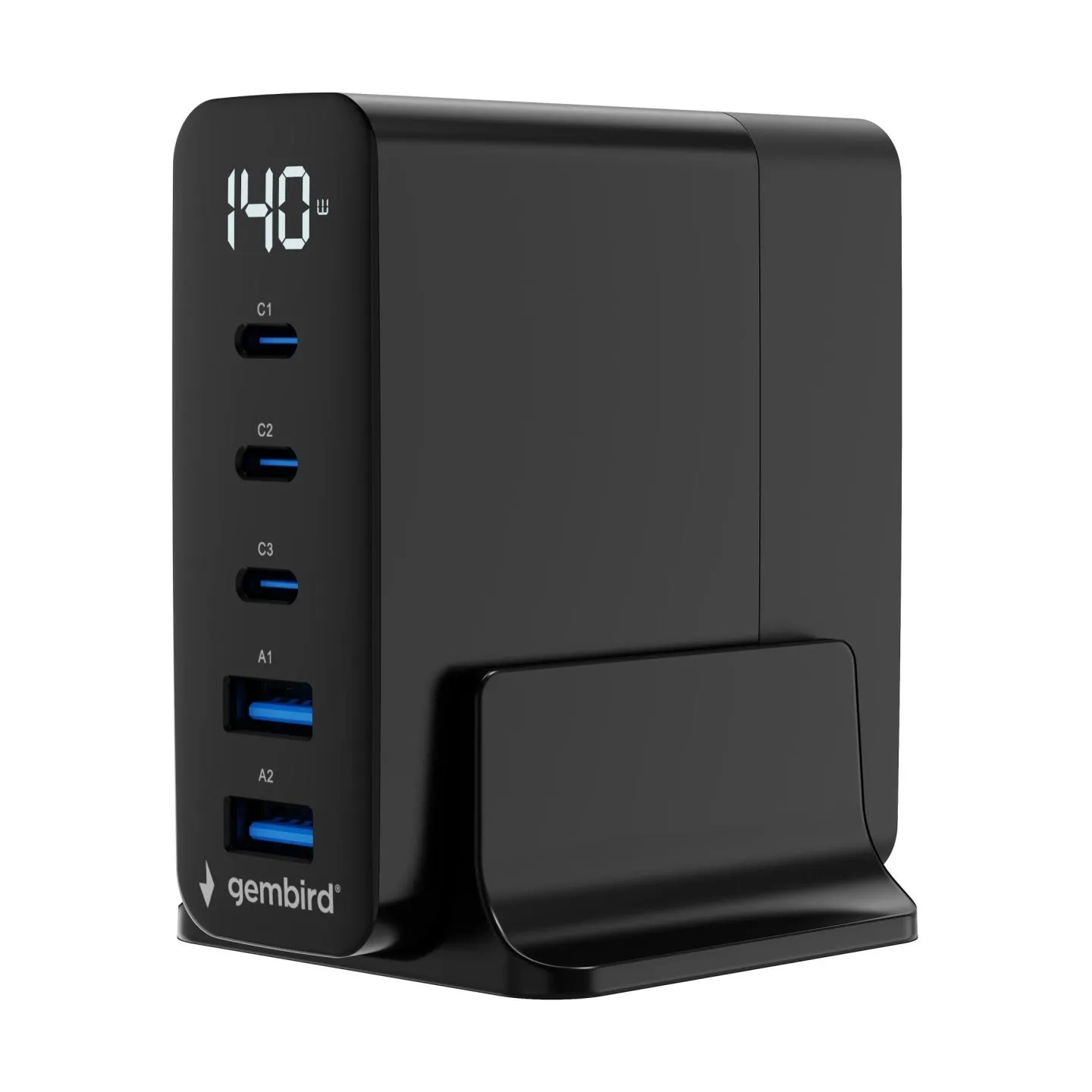 Gembird 5-port 140 W GaN USB fast charg