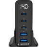 Gembird 5-port 140 W GaN USB fast charg