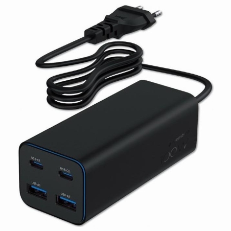 Gembird 4-port 100 W GaN USB PowerDelive