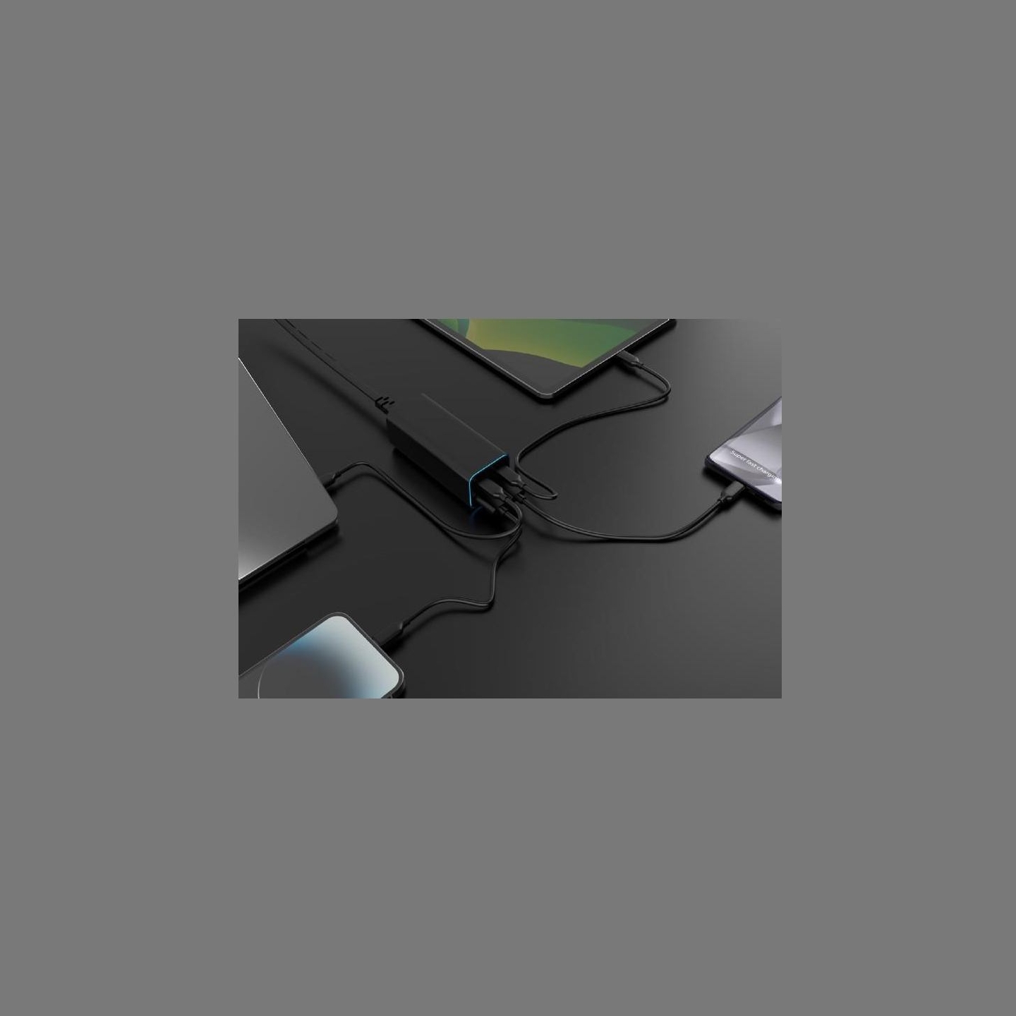 Gembird 4-port 100 W GaN USB PowerDelive