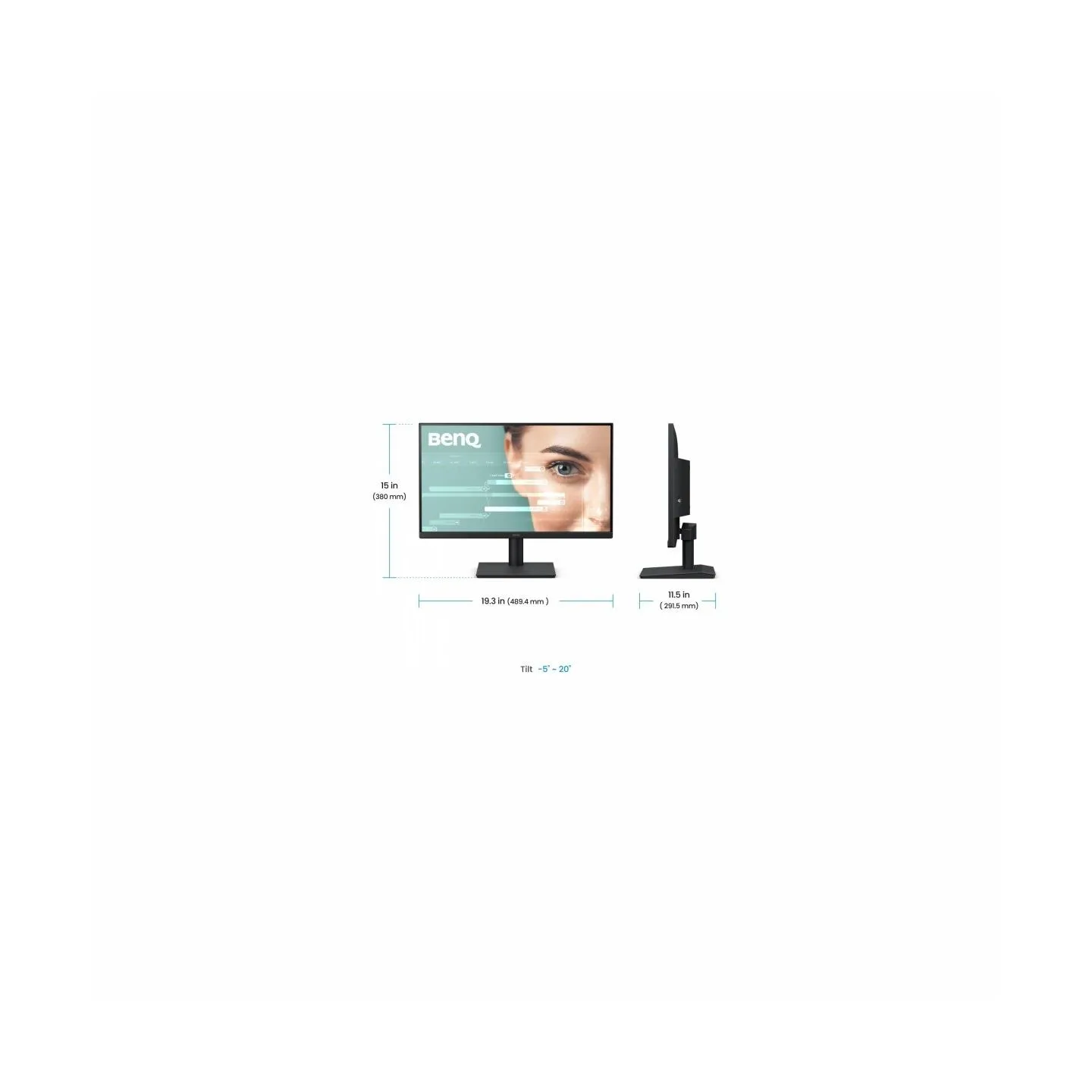 Benq Monitor 22 inches GW2291 LED 5ms/100Hz/IPS/HDMI